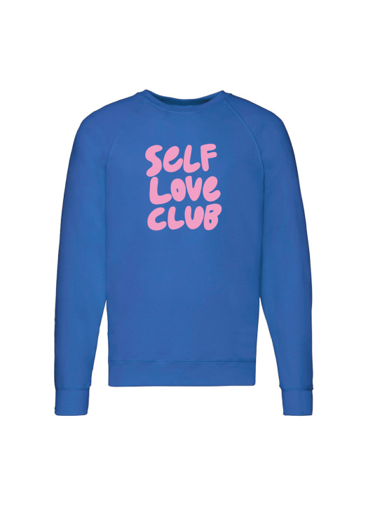 Bluza Self Love Club - szafirowa