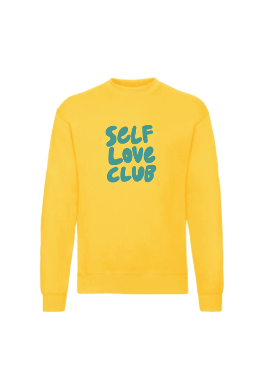 Bluza Self Love Club - żółta