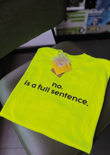 Longsleeve - Women Up | No is a full sentence