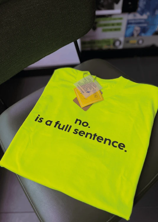 Longsleeve - Women Up | No is a full sentence