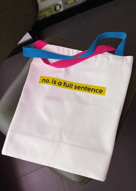 torba-biała-no3.pngTorba XL - Women Up | No is a full sentence